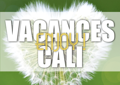 Les vacances de la CALI !