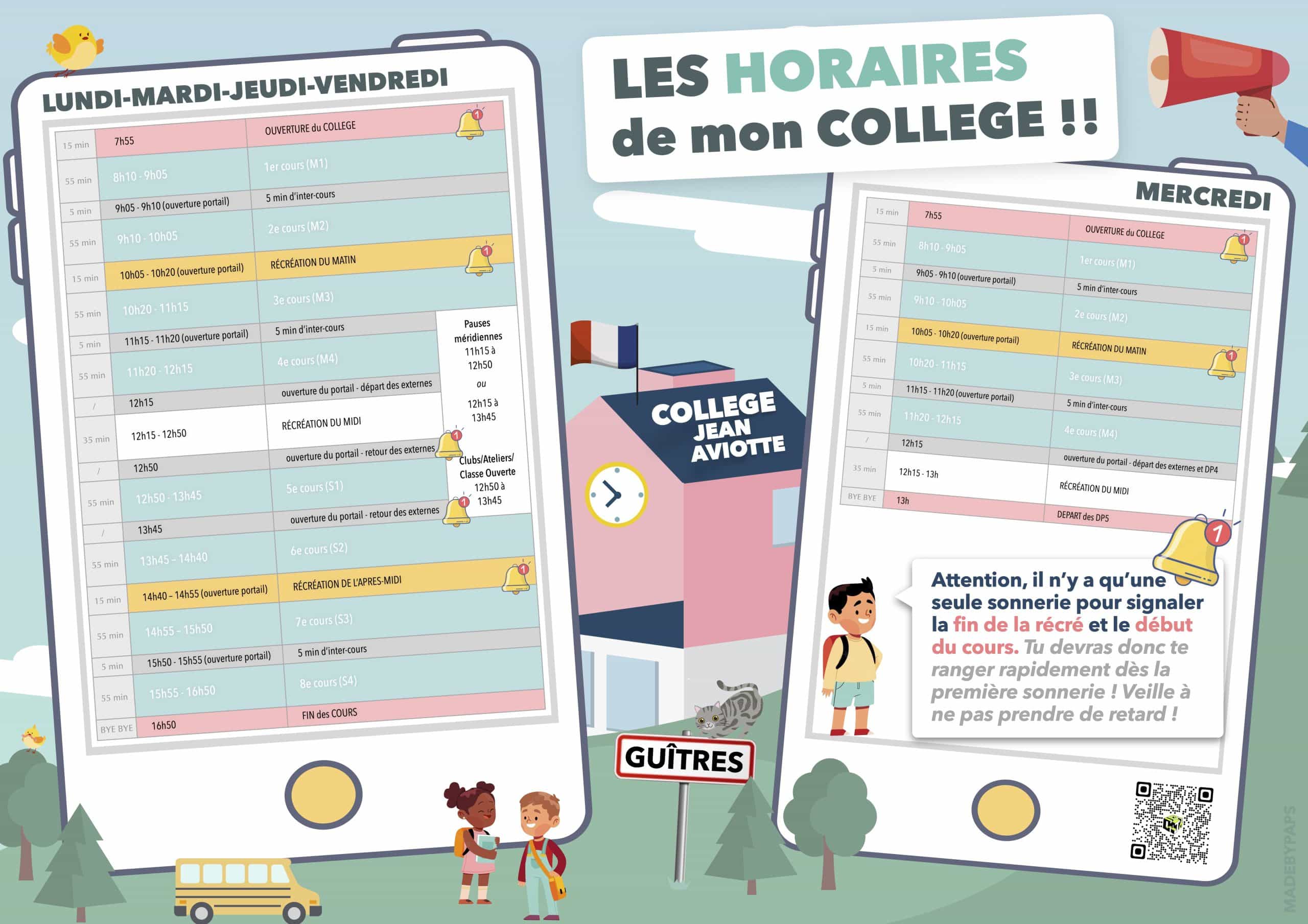Tuto - HORAIRES