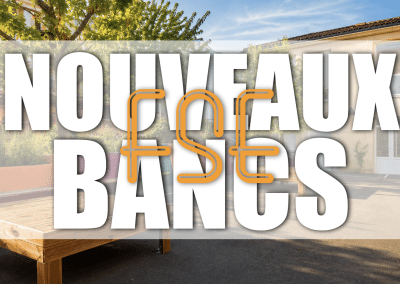 De nouveaux bancs pour accueillir nos élèves ! ☀️